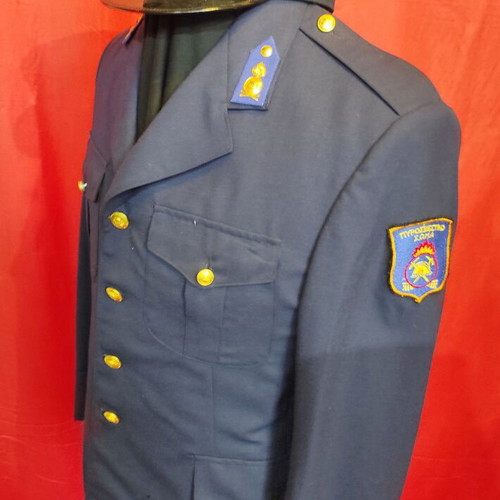 FIRE SERVICE summer tunic No8 and cap new (60 euros).