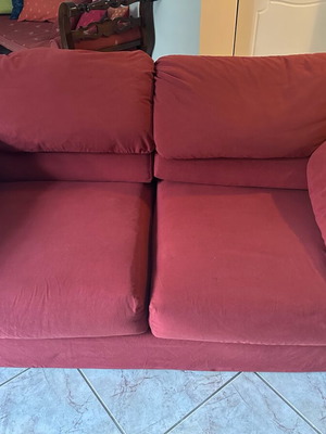 Two-seater sofa used 1.72x0.85 with cushions