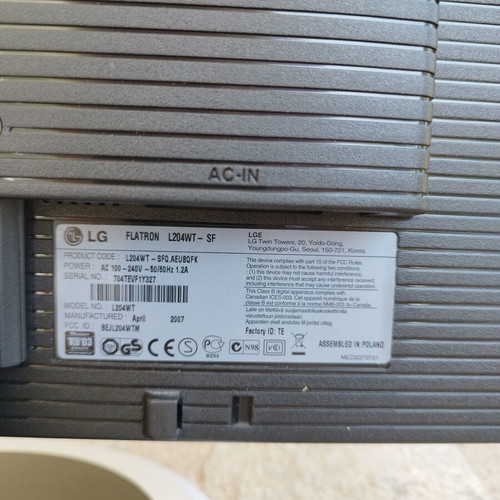 LG computer monitor