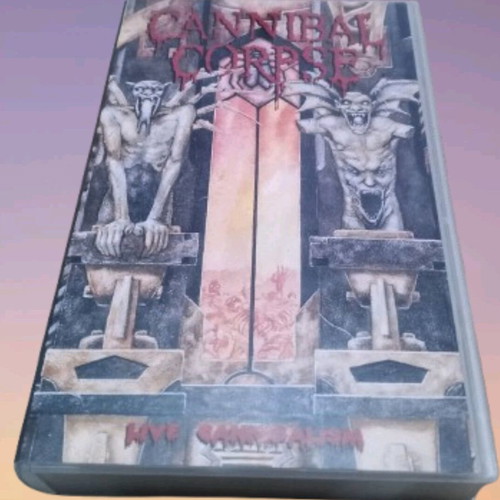 Cannibal Corpse Live Cannibalism VHS 2000 like new