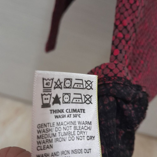 Burgundy elastic blouse Marks & Spencer used, size 36