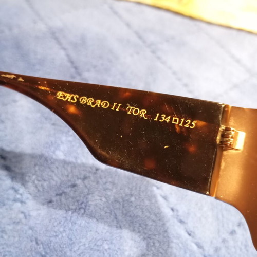Ed Hardy Unisex Vintage Sunglasses like new, black and brown