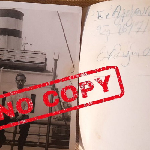 Σετ 6 vintage φωτογραφίες S/S Cyrenia, σύνδεση με Νίκο Καββαδία