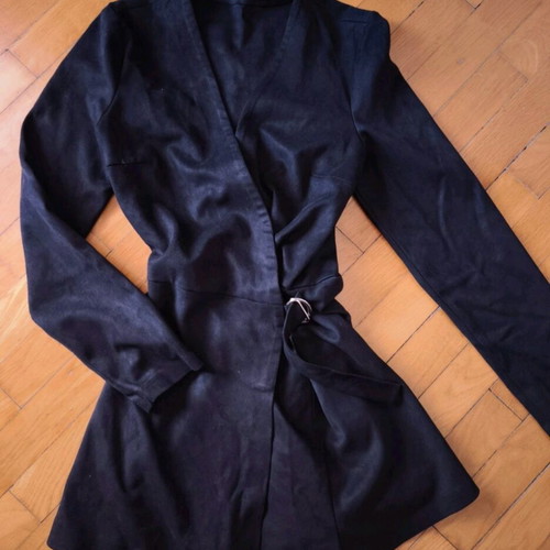 Zara jumpsuit black size S, velvet-like texture, like new