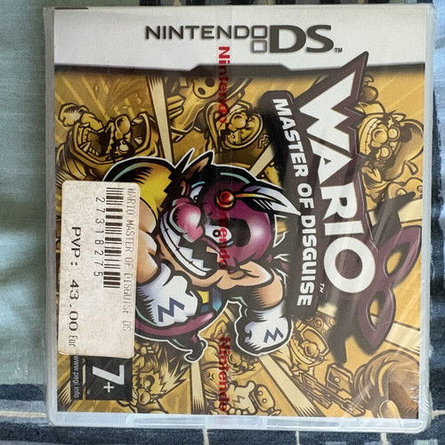 Wario Master of Disguise Nintendo DS new, sealed with slight plastic tear