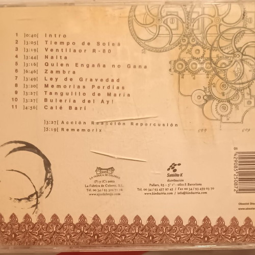 Ojos de Brujo Bari CD used, folk