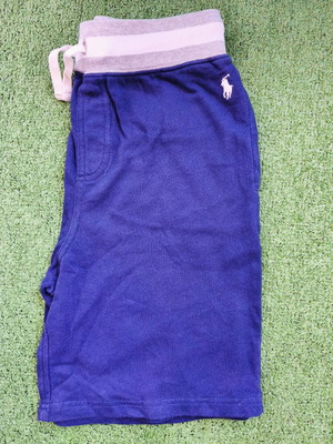 Polo Ralph Lauren cotton bermuda shorts like new, blue, drawstring