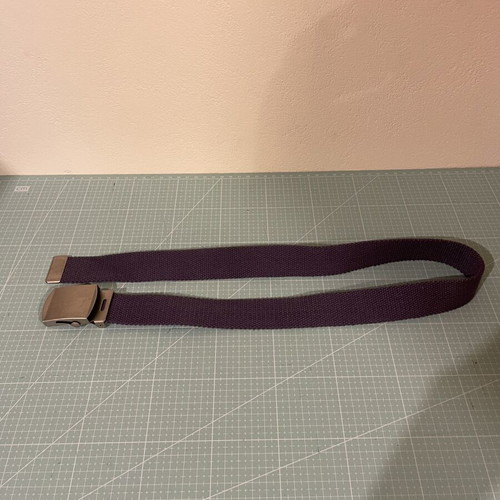 Benetton children's fabric belt like new, purple, 78 cm