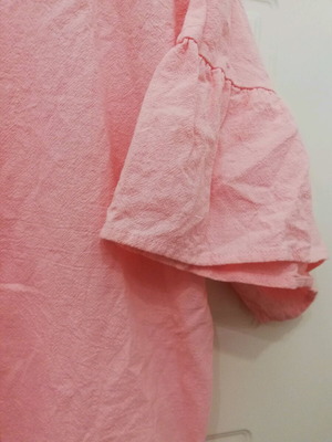 Boho Style Pink Tunic Celio 100% Cotton, New, Oversize 4XL