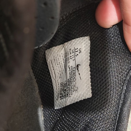 Nike αθλητικά παπούτσια μεταχειρισμένα, νούμερο 47, μαύρα