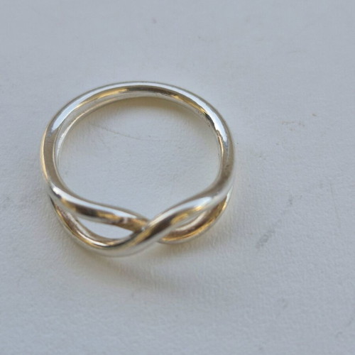 Folli Follie Infinity Symbol Ring like new, size 56, silver