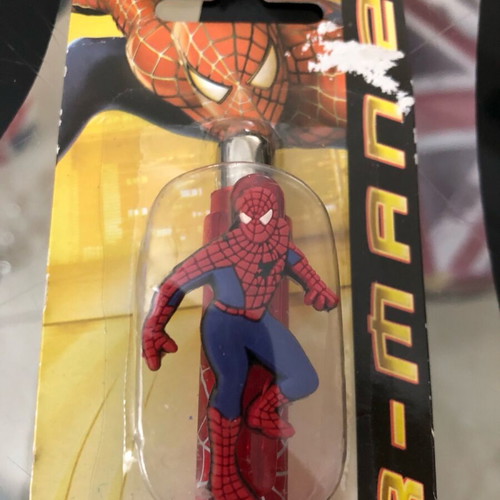 Spider-Man 2 Movie school set with small notepad, pencil, eraser, sharpener, and pen
