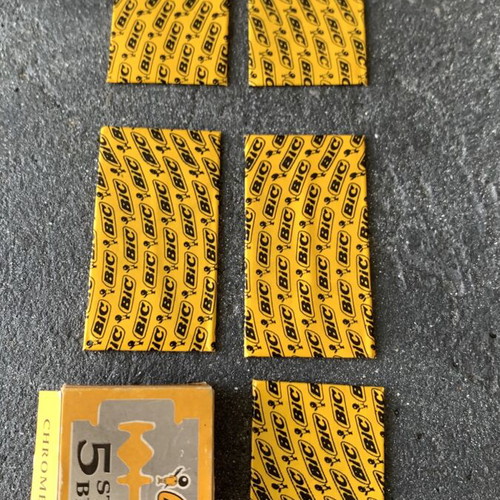 Bic razor blades pack of 5 new
