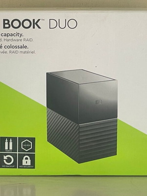 WD My Book Duo enclosure used, without hard drives