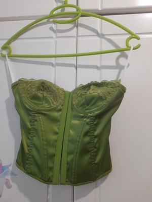 Corset strapless green Shein, new, size XS