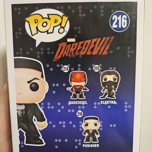 Punisher #216 Chase Funko Pop with Daredevil's Head like new