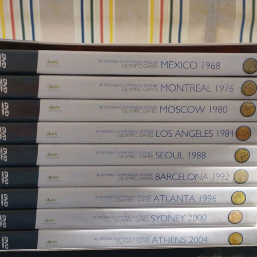 40 Years Olympic Games 9 DVDs Used