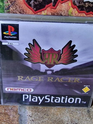 Rage Racer PlayStation 1 PAL used with broken case
