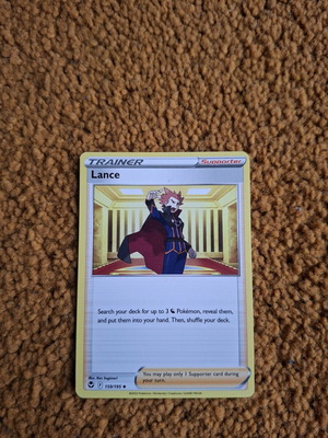 Pokemon TCG Lance card new