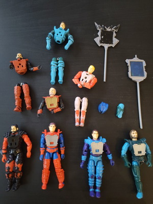 Visionaries Hasbro 1987 vintage figures and parts lot