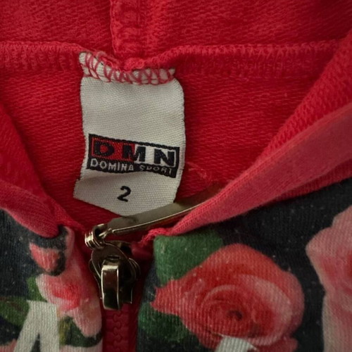 DMN Domina Sport toddler girl fleece jacket, floral 25, pink