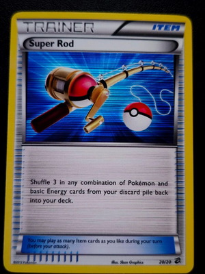 Trainer Super Rod 20/20 Holo από τη συλλογή Dragon Vault 2012 σαν καινούργιο