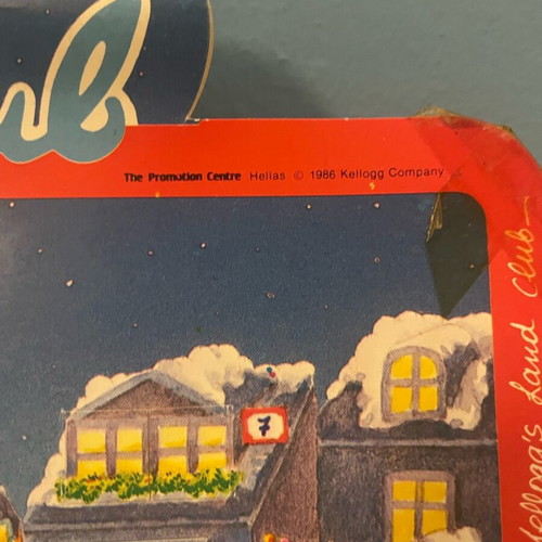 Kellogg’s Promotion Calendar from December 1986 like new