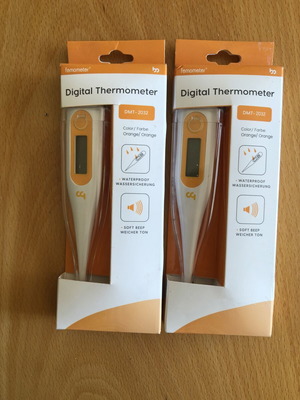 Digital Thermometer DMT-2032 New, pack of 2 for body temperature