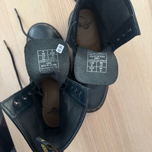 Dr. Martens blue ankle boots like new, size 37