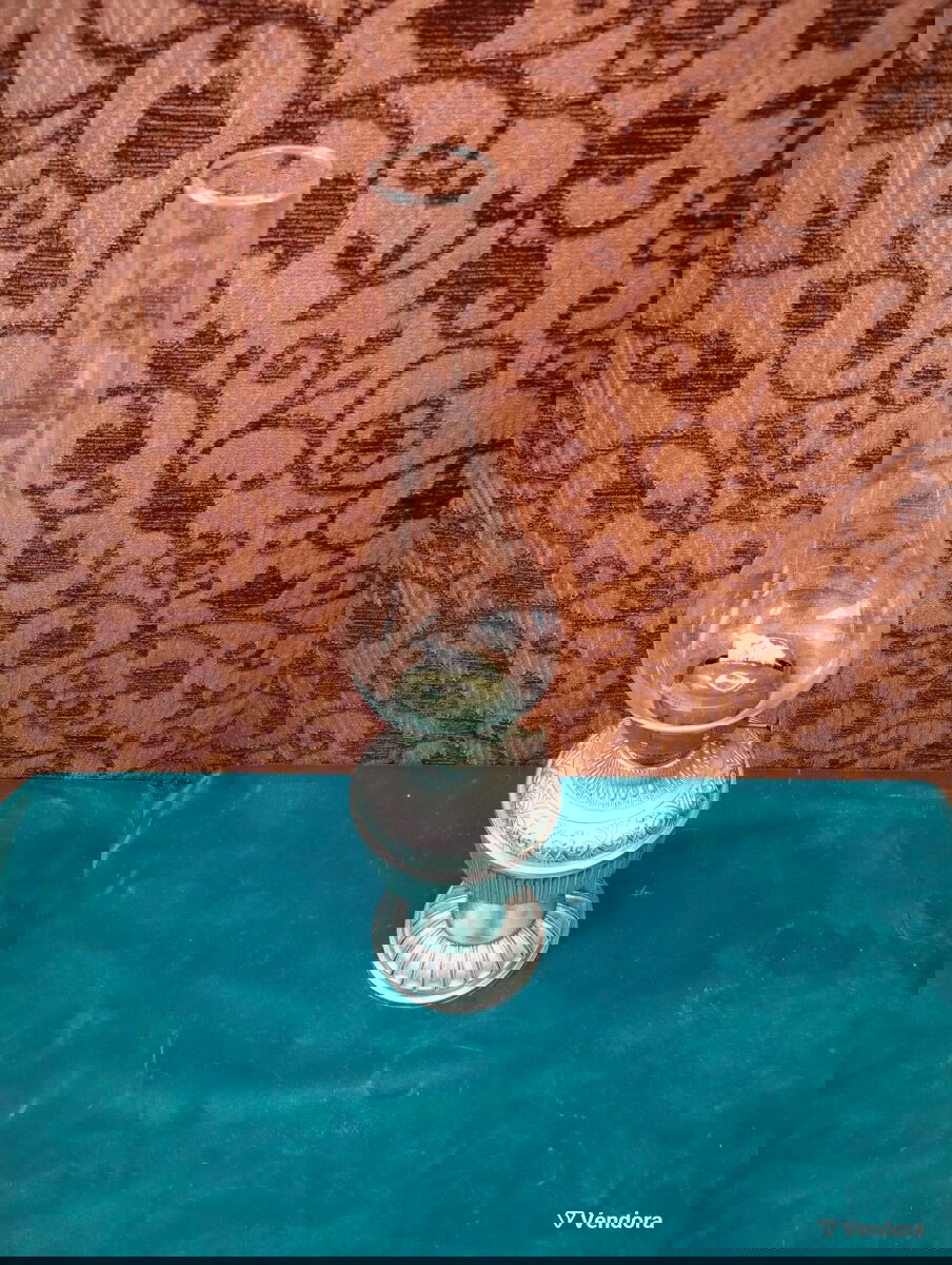 Λάμπα πετρελαίου μπρούτζινη επάργυρη μεταχειρισμένη με λαμπόγιαλο