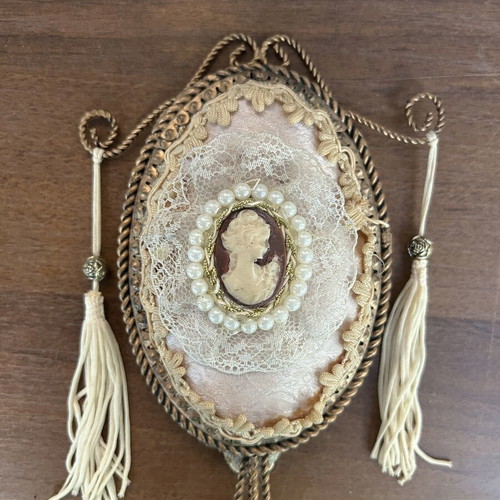 Vintage hand mirror