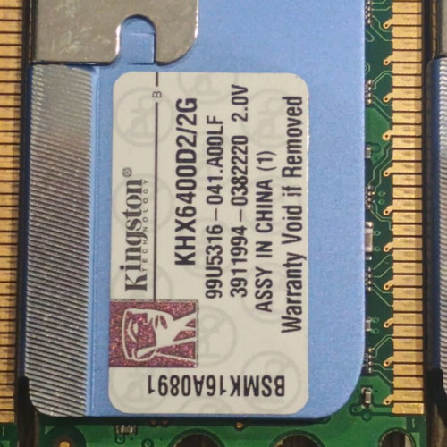 DDR2 memory 3x2GB like new, tested and functional