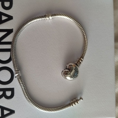 Pandora heart bracelet, size 18, with box, like new