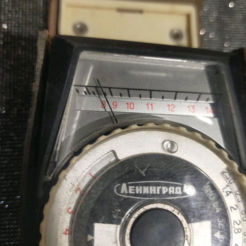 Vintage light meter used