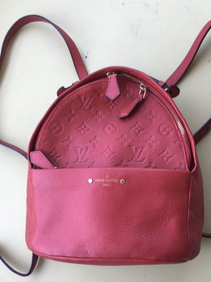 LV backpack small size as new, red