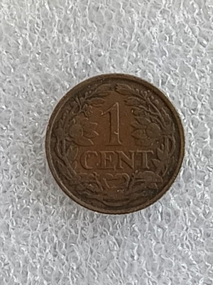 Netherlands 1 Cent coin 1927 bronze