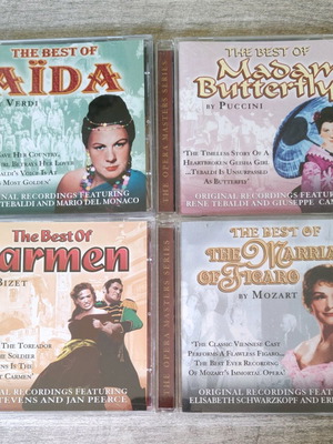 The Opera Masters Series 4 CD set used, classical music