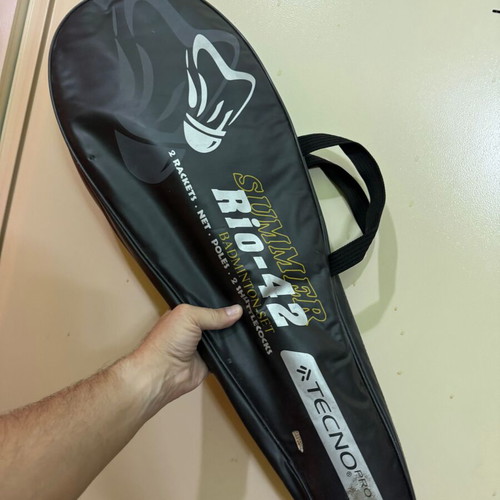 Badminton set TECNOpro Summer Rio-A2 with net and 2 rackets new