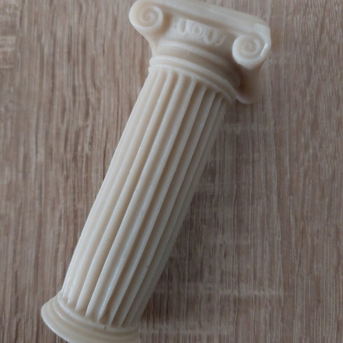 Decorative candle 10 cm Ionic column style new
