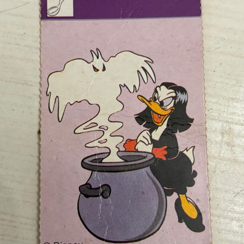 Disney collectible card used vintage from 1990s