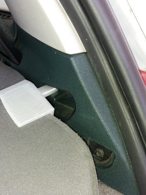 Peugeot 307 SW 3d print parcel shelf clip new, 2 pcs