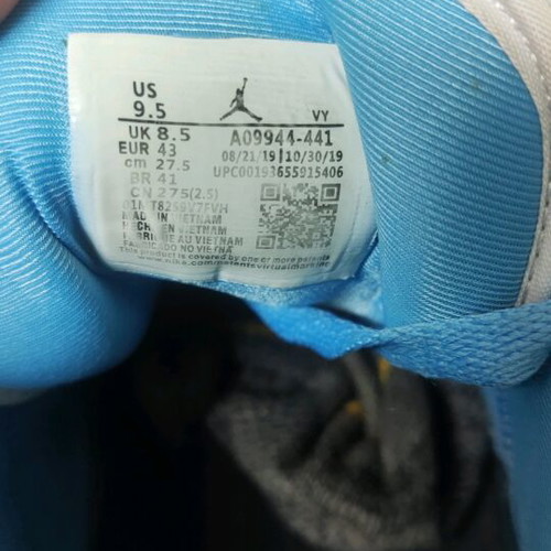 Jordan 1 Low White Ice Blue like new, size 43