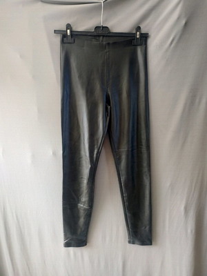 Push up leather leggings used, size S