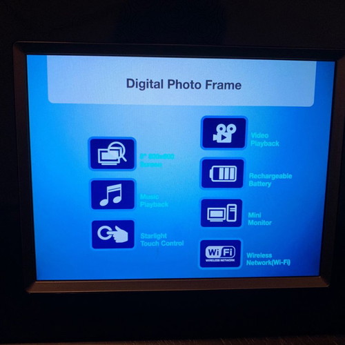 Photo frame Samsung SPF 85H μεταχειρισμένο με φορτιστή