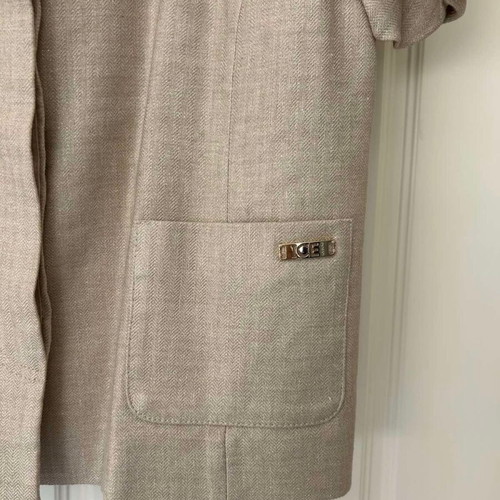 Iceberg women's vintage jacket size 44IT/M new, beige and gold