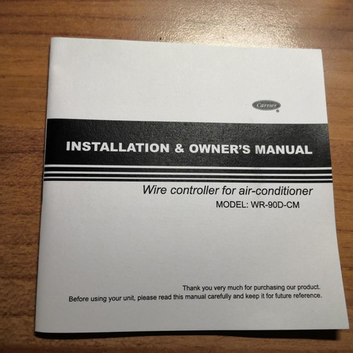 Carrier WR-90D-CM professional air conditioning controller new