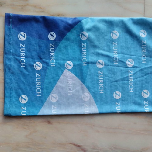 Zurich buff light blue intact from Barcelona Marathon
