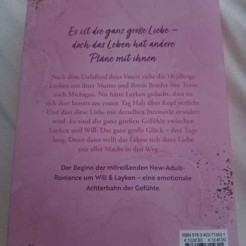 Weil Ich Layken Liebe Colleen Hoover book like new, in German