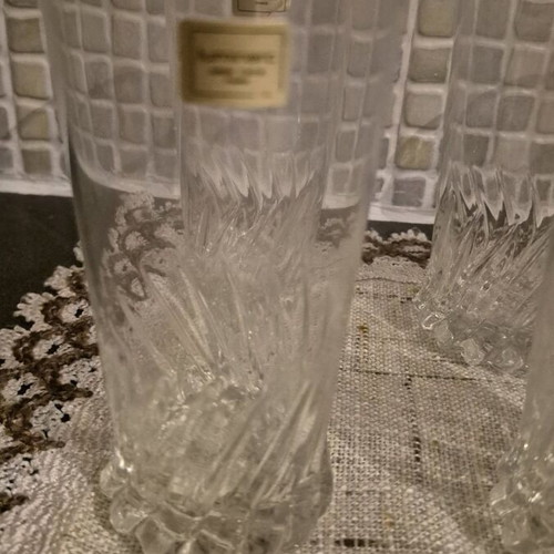 Luminarc water glasses set of 6 with engraving new