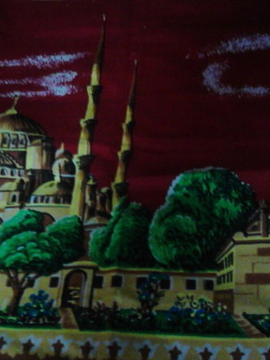 Velvet Hagia Sophia Wall Hanging like new